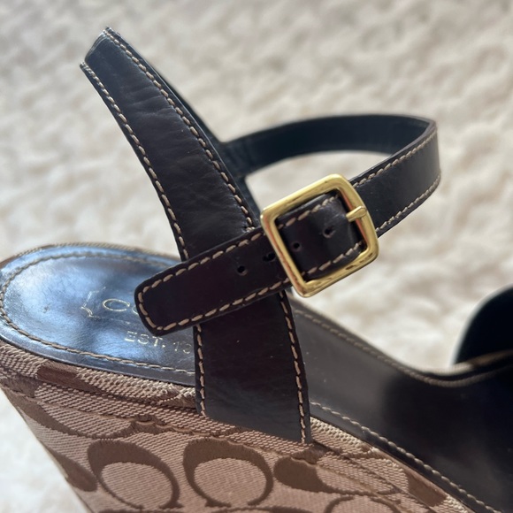 Coach Wedge Sandals - Picture 7 of 10